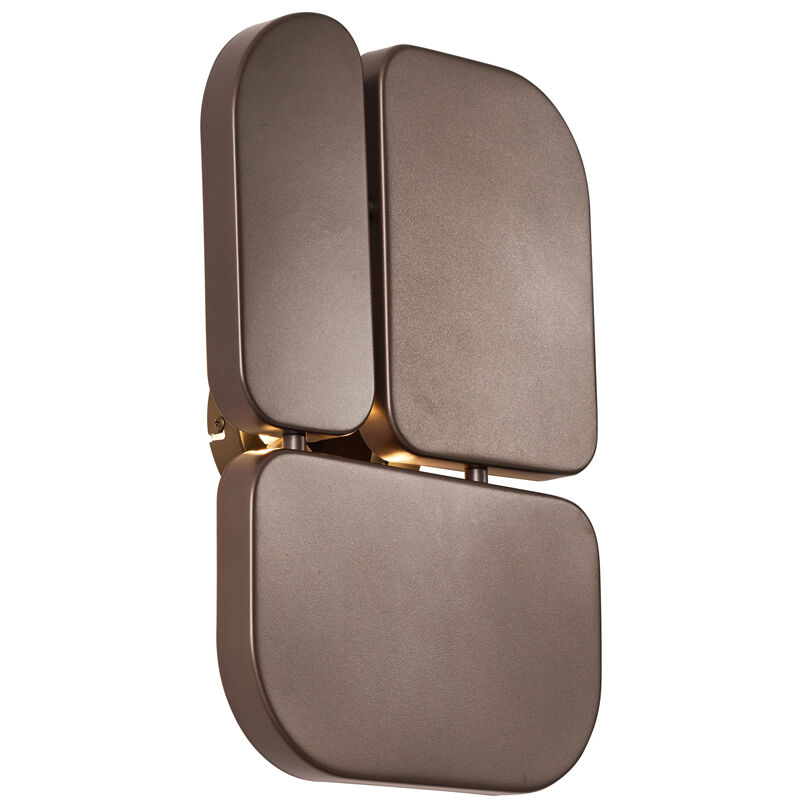 foto del prodotto appliques planes design metallo bronzo allungato max. 3 x watt qazqa