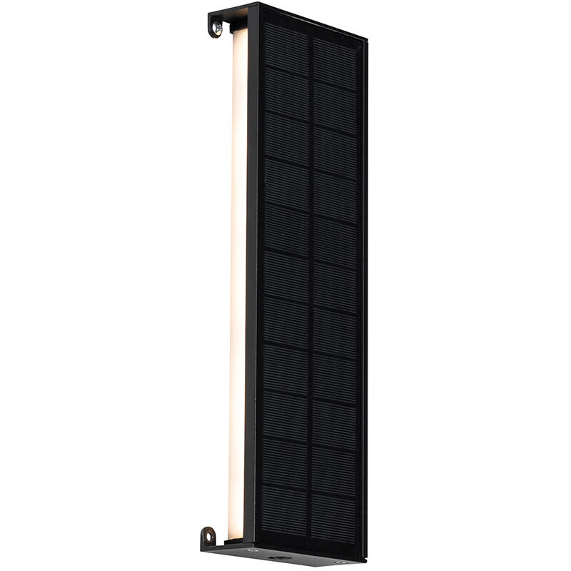foto del prodotto appliques serena moderno alluminio nero oblungo non sostituibile led max. 1 x 2 watt qazqa