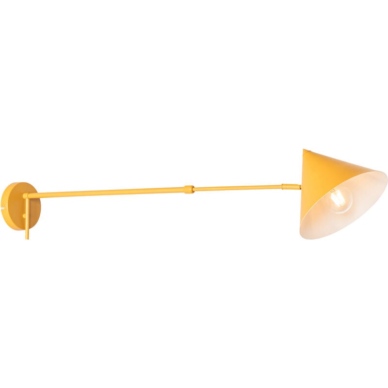 foto del prodotto appliques triangolo design acciaio giallo oblungo max. 1 x watt qazqa