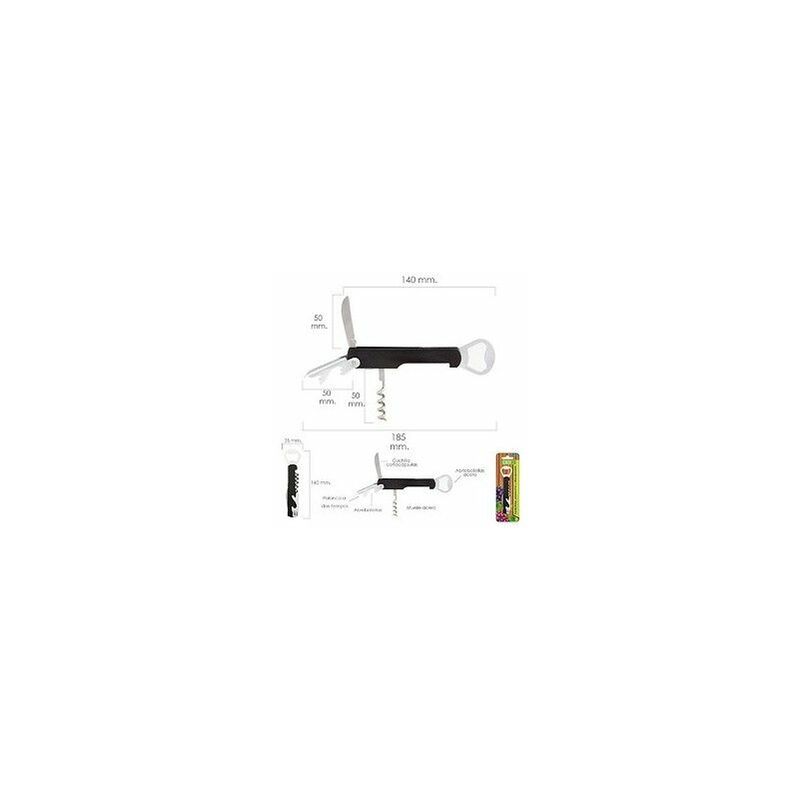 foto del prodotto apribottiglie e cavatappi con tappatore