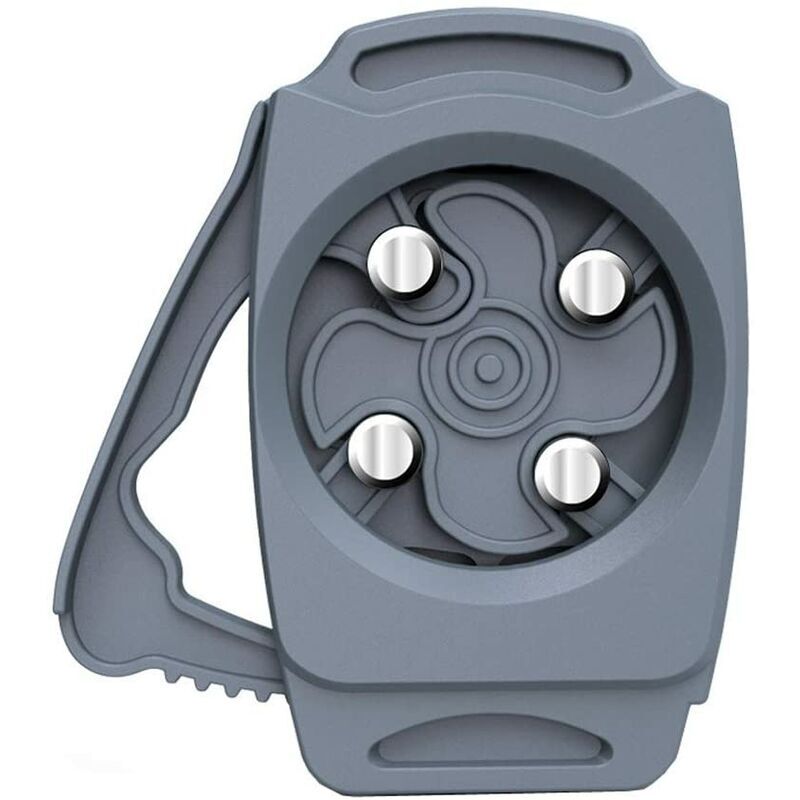 foto del prodotto apriscatole, apribottiglie multifunzionale per barattoli con tappo a vite per apriscatole basculante grigio 