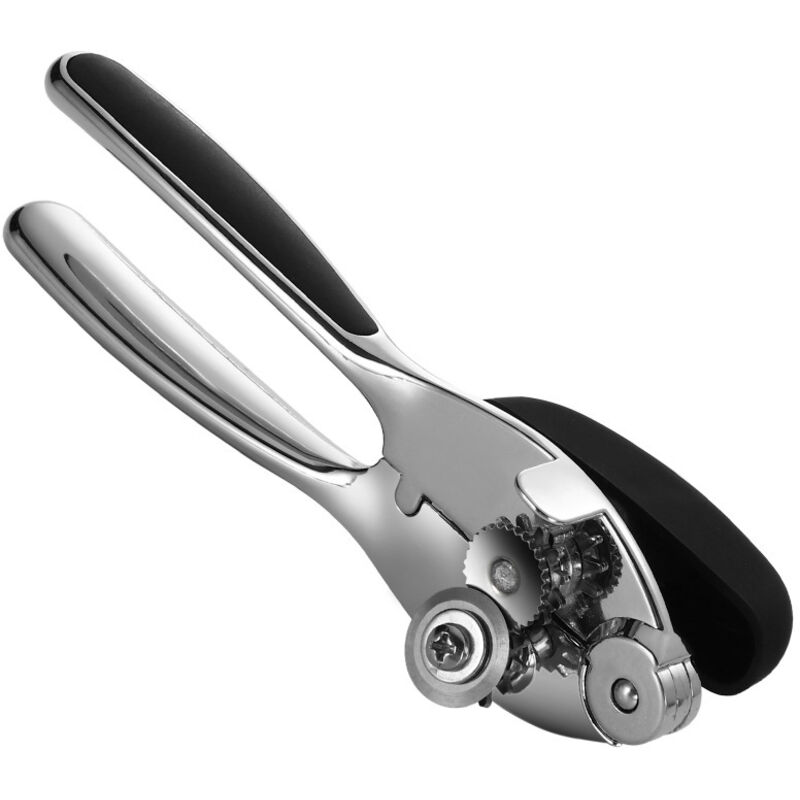 foto del prodotto apriscatole con blocco, apriscatole manuale multifunzione - acciaio inossidabile - sollbry