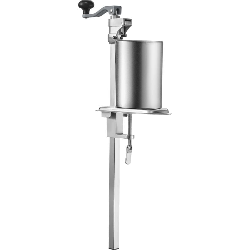 foto del prodotto apriscatole manuale, apriscatole da tavolo resistente per lattine di grandi dimensioni, apriscatole industriale ad altezza regolabile per lattine