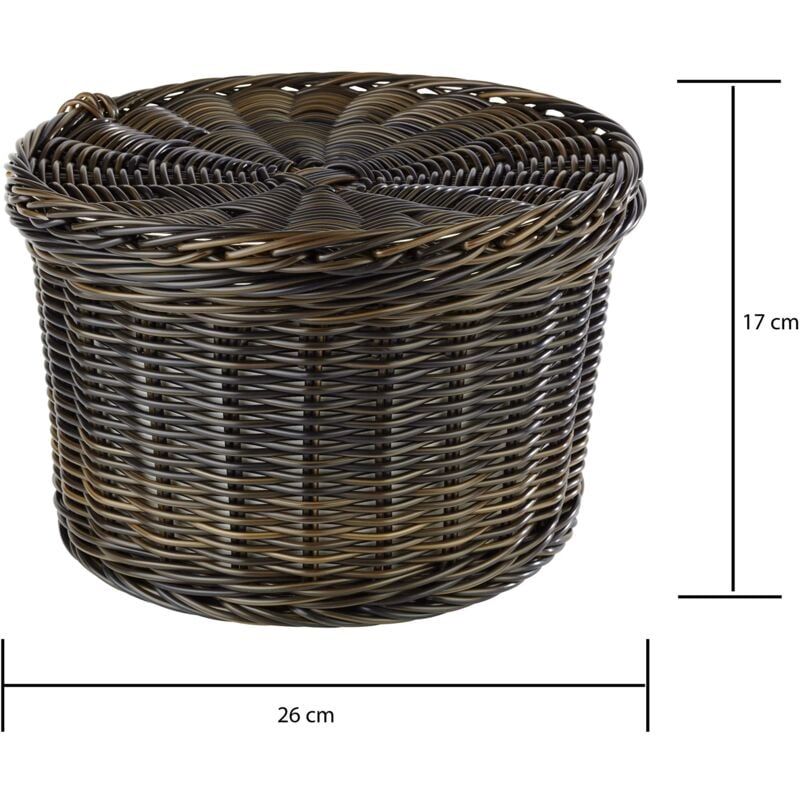foto del prodotto aps 40299 cestino per uova profi line cestino scaldavivande nero marrone per uova, con filo in acciaio inox sul bordo, per circa 20 uova, 