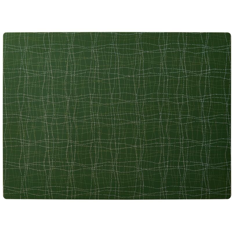 foto del prodotto aps 60585 tovaglietta in silicone, lavabile, antimacchia e antiscivolo, 45 x 33 cm, 1 pezzo, colore verde scuro