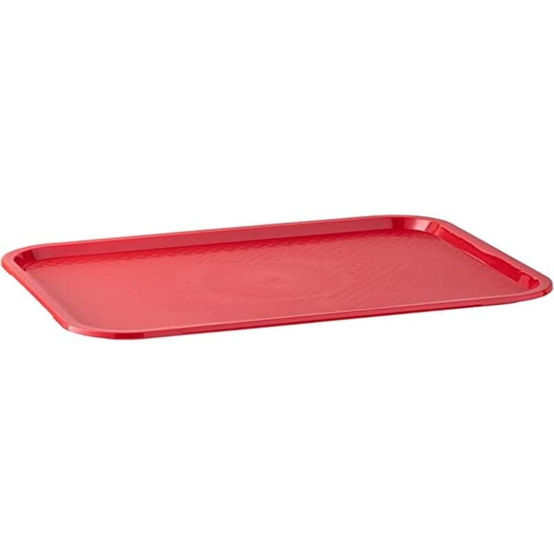 foto del prodotto aps fast food tray, vassoio da portata infrangibile e lavabile in lavastoviglie, made in germany, 35 x 27 cm, altezza 2 cm, rosso