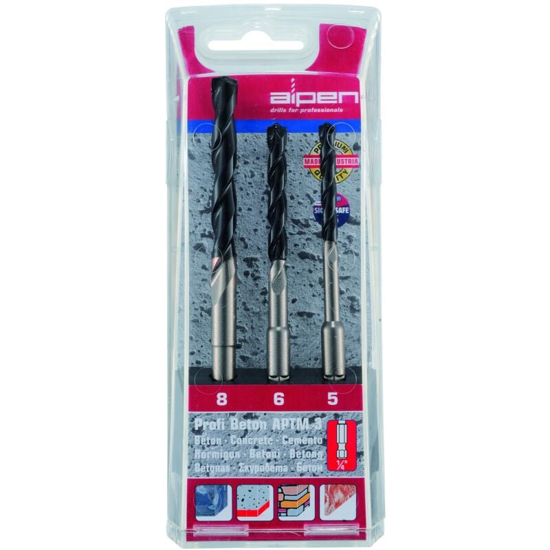 foto del prodotto aptm3 hm concrete esagonale set 3 pz. alpen