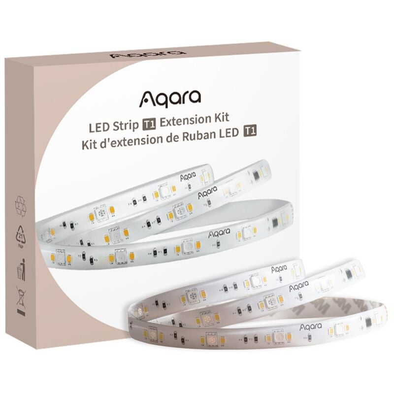 foto del prodotto aqara striscia led t1 estensione 1m estensione de striscia de led rlse k01d