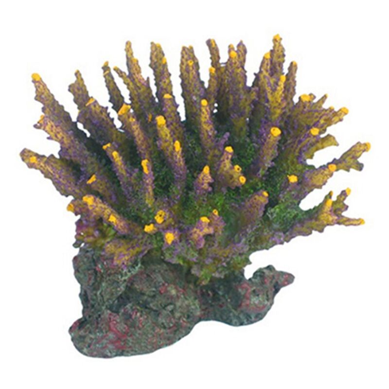 foto del prodotto aql decorazione corallo in resina modello acropora 9 cm14x10x12h
