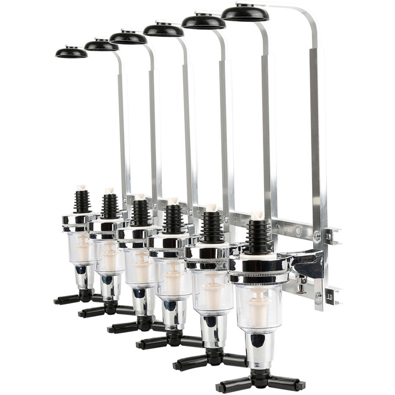 foto del prodotto aqrau 6er versatore,misuratore for vino di base,vino appeso,per il colore misto dell alcool della bevanda del vino