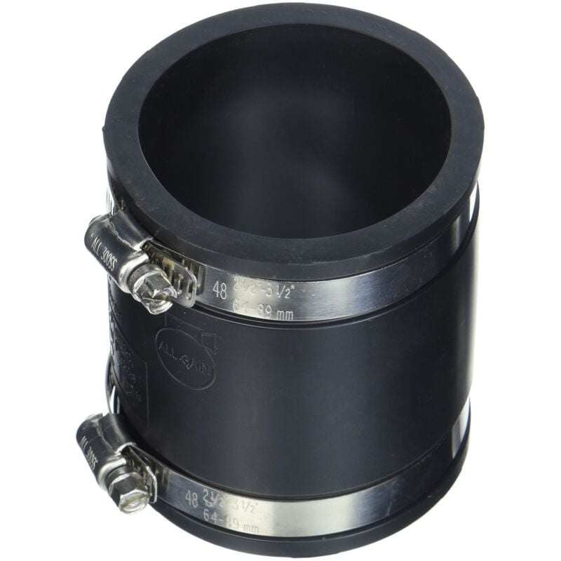 foto del prodotto aqua forte aquaforte elastomero in pvc, manicotto flessibile, 75 mm 2 1 2 campo di serraggio 63 57 mm , flessibile