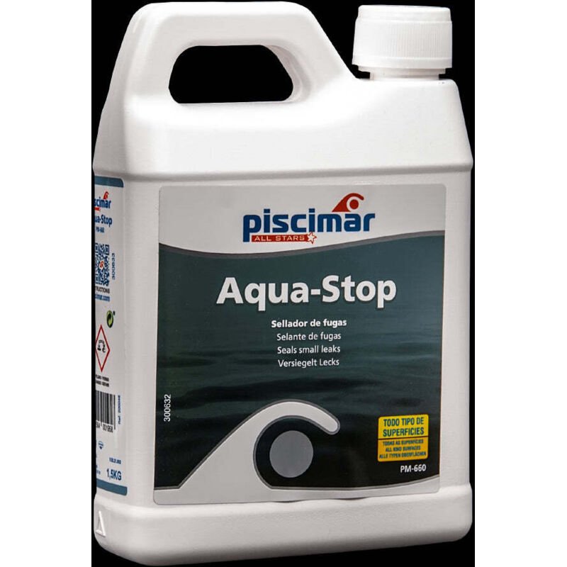 foto del prodotto aqua stop, 1 l. pm 660. piscimar