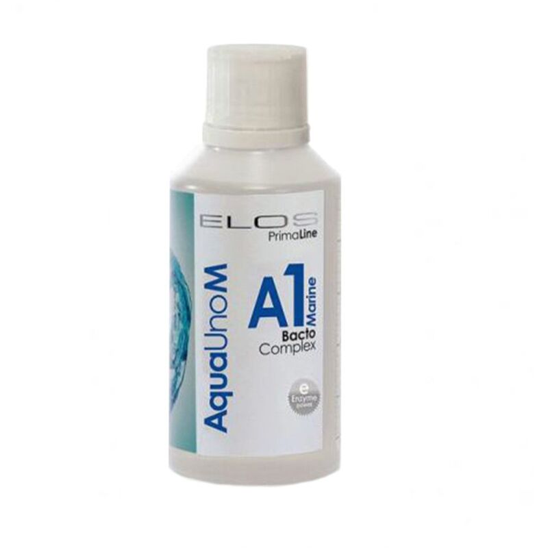 foto del prodotto aqua uno m promuove il processo di decomposizione biologica in acqua marina formato 125 ml elos