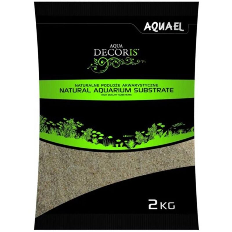 foto del prodotto aquael quartz sand 0.4 1.2mm 2kg sabbia di quarzo