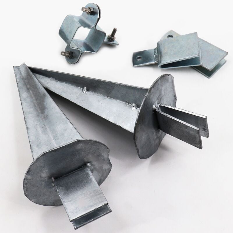 foto del prodotto aquagart - 1 set di montanti angolari per pali con profilo a z, rete di protezione da animali selvatici, rete per zona boschiva