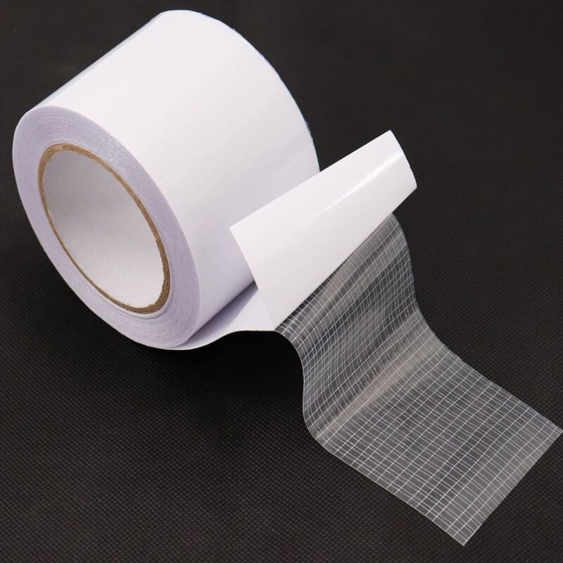 foto del prodotto aquagart 1x nastro adesivo per riparazioni i telo per serra, telo a rete resistente ai raggi uv 8cm x 15m