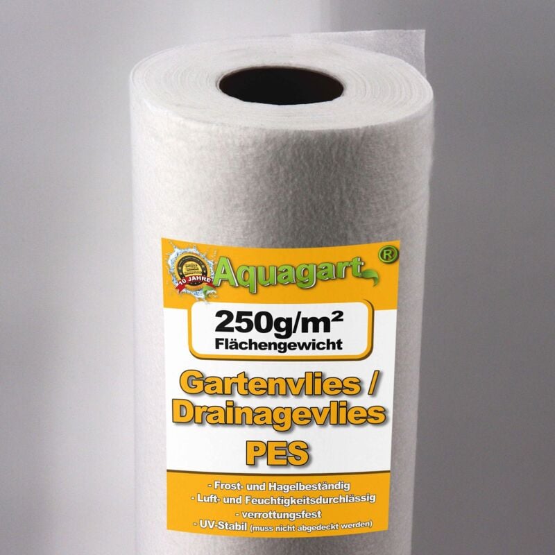 foto del prodotto aquagart 40m tessuto non tessuto geotessile, tessuto non tessuto per orto, tessuto non tessuto antierbacce, tessuto non tessuto per laghetto 250g