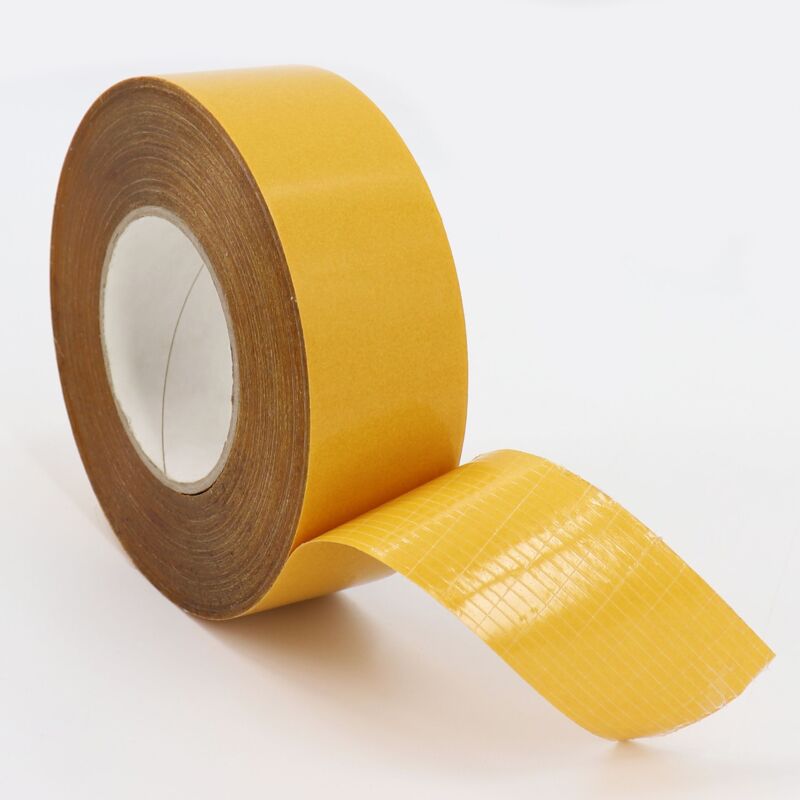 foto del prodotto aquagart 8x nastro biadesivo, nastro adesivo di tessuto per tessuto non tessuto antierbacce, tessuto non tessuto per orto, telo protettivo per