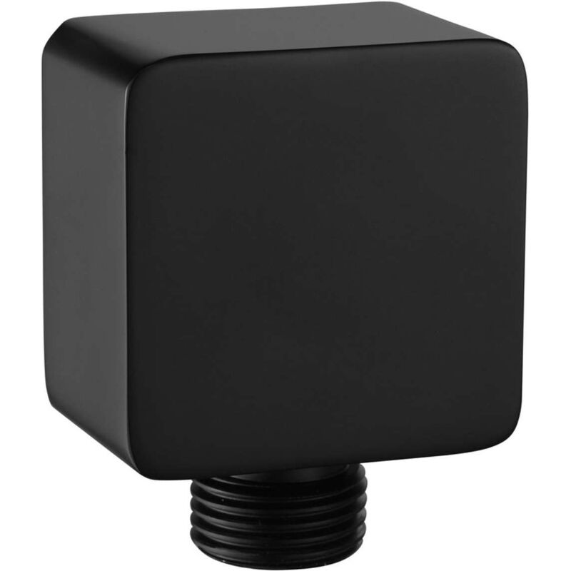 foto del prodotto aqualine accessori presa d acqua a muro, nero opaco sc331b