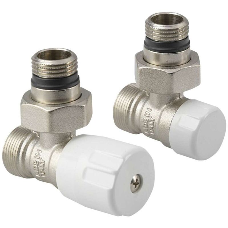 foto del prodotto aqualine accessori set di connessione eco ad angolo, nichel bianco cp9810s