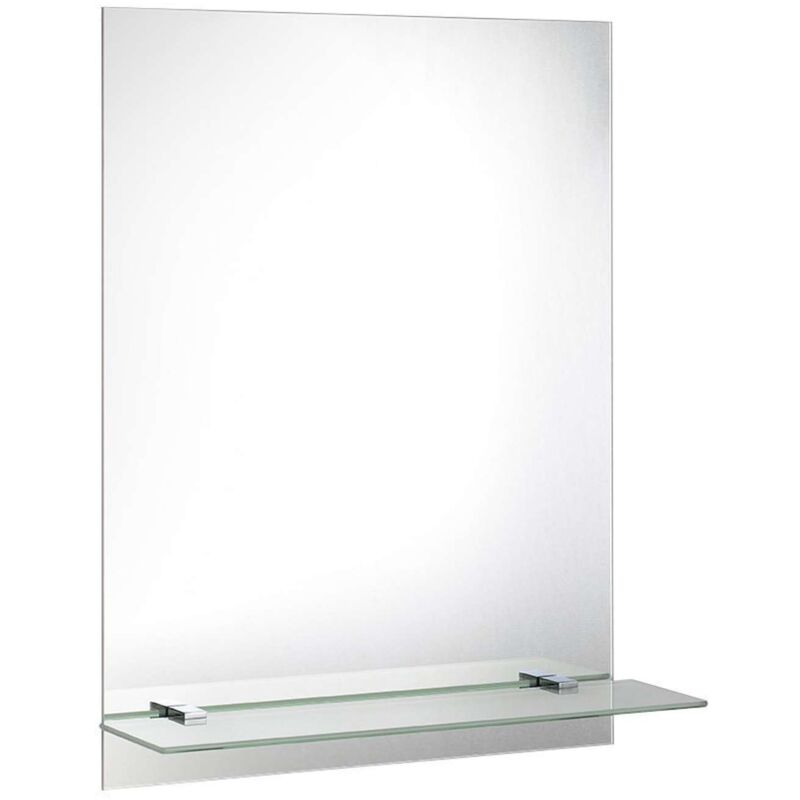 foto del prodotto aqualine accessori specchio 60x80 cm, incluse le cerniere, con fori per mensola 22430