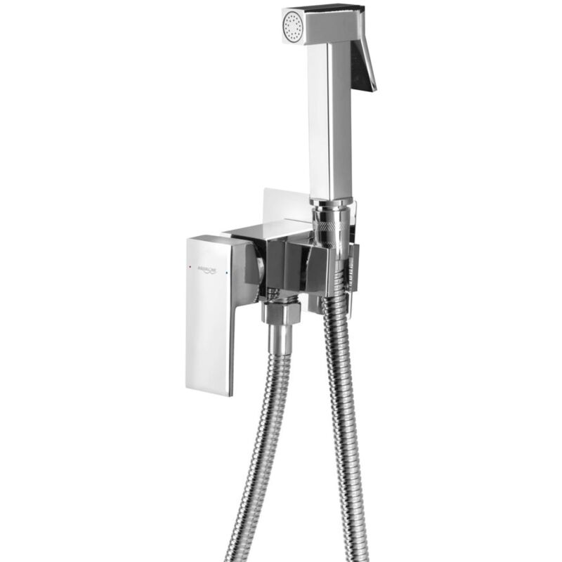 foto del prodotto aqualine bidet miscelatore ad incasso per bidet, con doccetta, cromo sk301