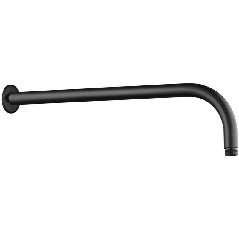 foto del prodotto aqualine docce braccio doccia, lunghezza 35 cm, nero opaco t05