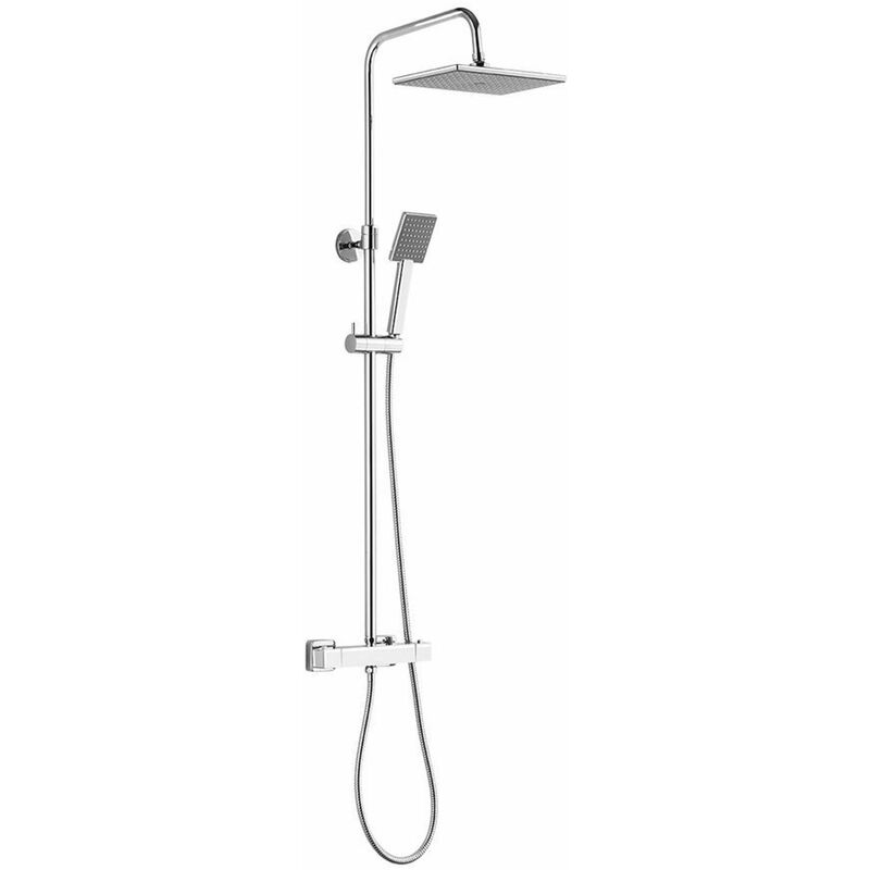 foto del prodotto aqualine docce set doccia termostatico talia, 26x18 cm, cromo sl440