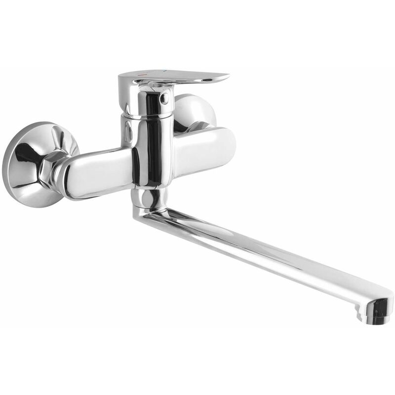 foto del prodotto aqualine lotta miscelatore da lavello, cromo lt642
