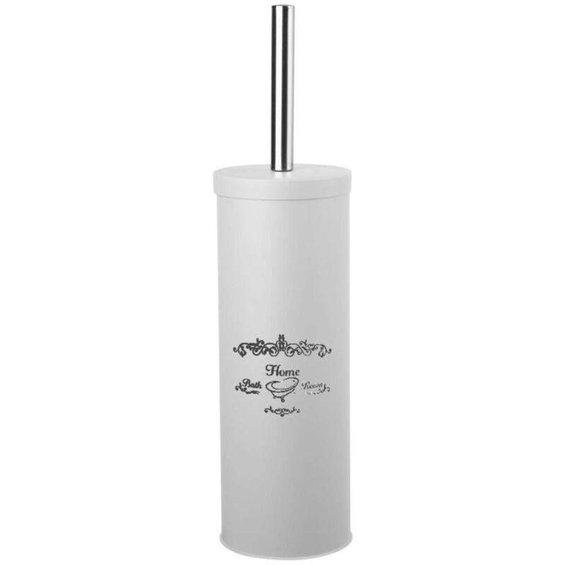 foto del prodotto aqualine nicea scopino wc a pavimento, bianco 7506