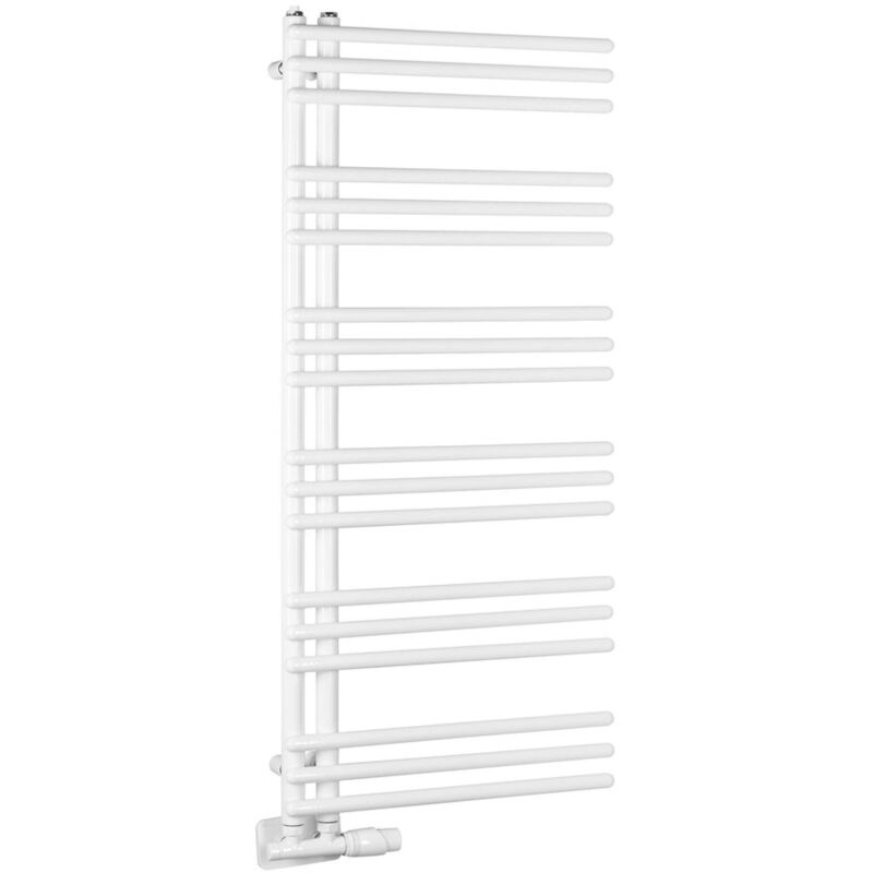 foto del prodotto aqualine poseidon scaldasalviette 114x45 cm, 379 w, bianco ps411