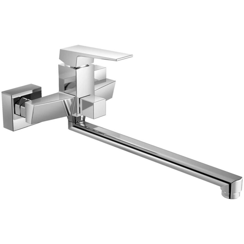 foto del prodotto aqualine ritmo miscelatore da lavabo, cromo rt015