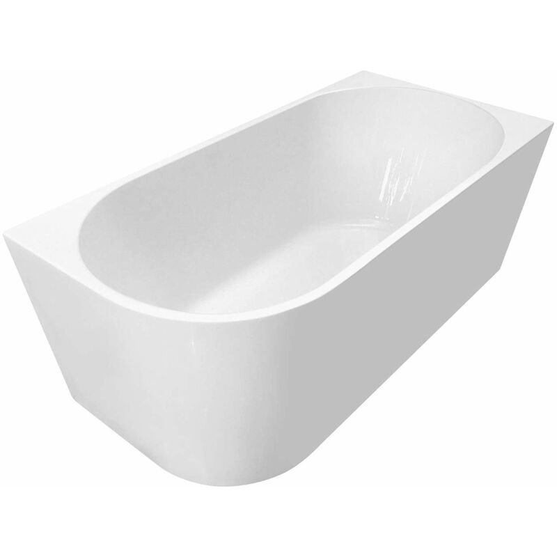 foto del prodotto aqualine vasche da bagno vasca da bagno ad angolo tibera, 170x80 cm destra, bianco e1015