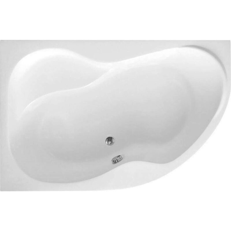 foto del prodotto aqualine vasche da bagno vasca da bagno cidlina 160, 160x105x45 cm, sinistra, bianco g3615