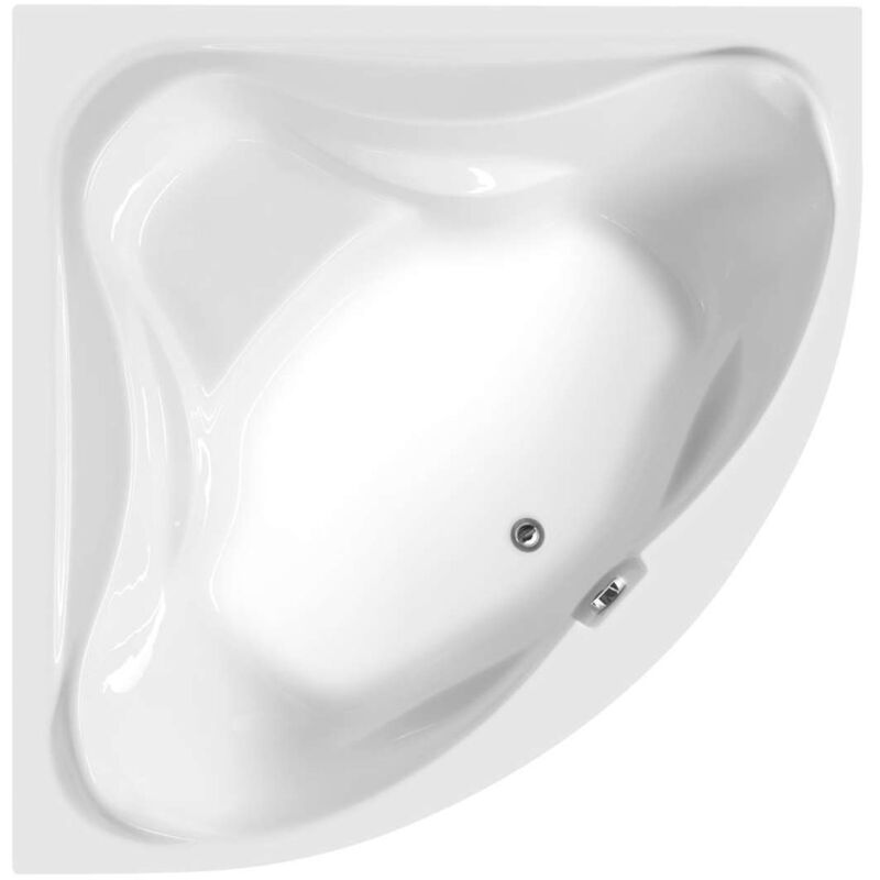 foto del prodotto aqualine vasche da bagno vasca da bagno dunaj ii, 140x140x48 cm, bianco g1340