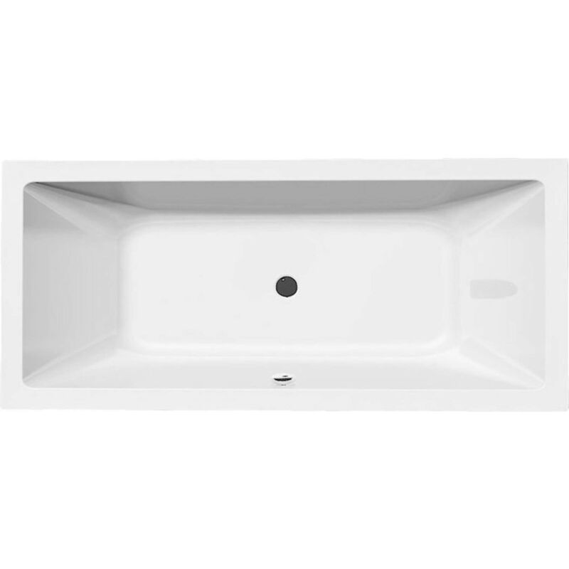 foto del prodotto aqualine vasche da bagno vasca da bagno nisa, 180x80x42 cm, bianco a1880