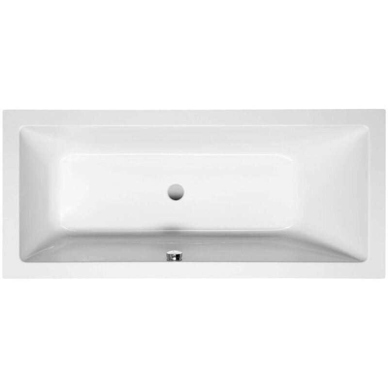 foto del prodotto aqualine vasche da bagno vasca rettangolare nisa, 170x75x42 cm, bianco a1775