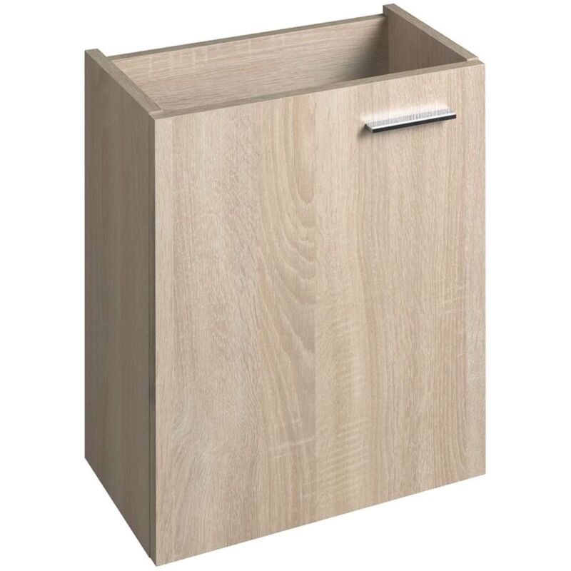 foto del prodotto aqualine zoja mobiletto sottolavabo sospeso 40x50x22 cm, rovere platino 51049dp