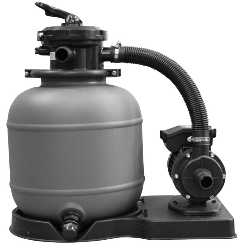foto del prodotto aqualux gruppo di filtrazione per piscina fuori terra da 10 a 20 m3 portata 4m3 h 2260006