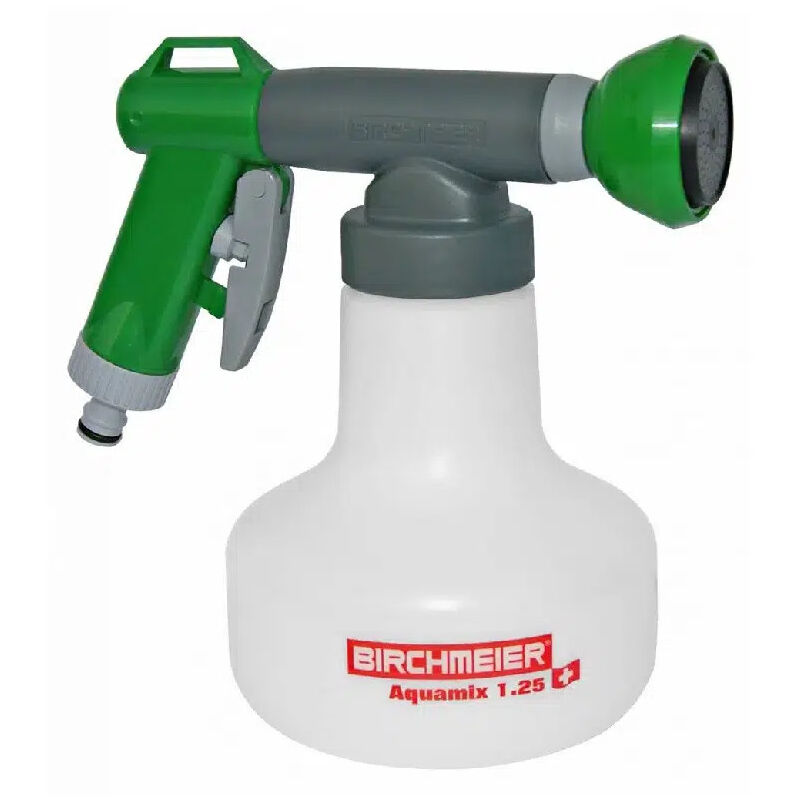 foto del prodotto aquamix 1.25 miscelatore per concimi liquidi con raccordo universale, per concimare e annaffiare insieme birchmeier