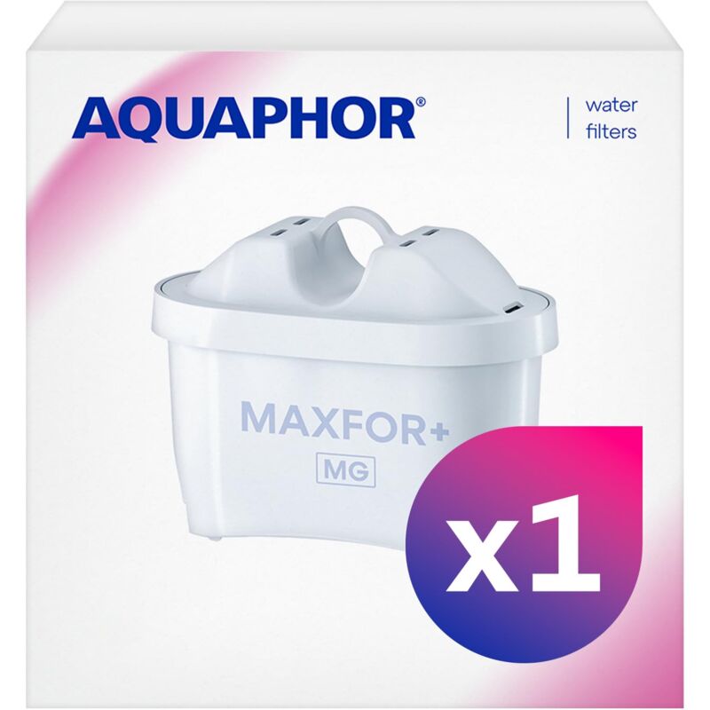 foto del prodotto aquaphor cartuccia filtrante maxfor pack 1 con magnesio i filtra calcare e cloro e metalli pesanti e altre sostanze i 200 l di acqua limpida i con