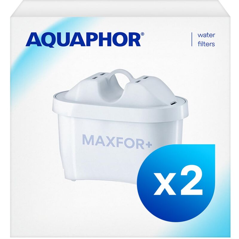 foto del prodotto aquaphor maxfor pack 2 cartuccia filtro acqua, plastica aquaen, bianco, 2 unit 