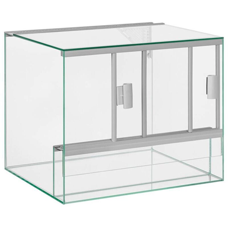 foto del prodotto aquariumline import aql terrario in vetro dimensioni cm50x30x40h