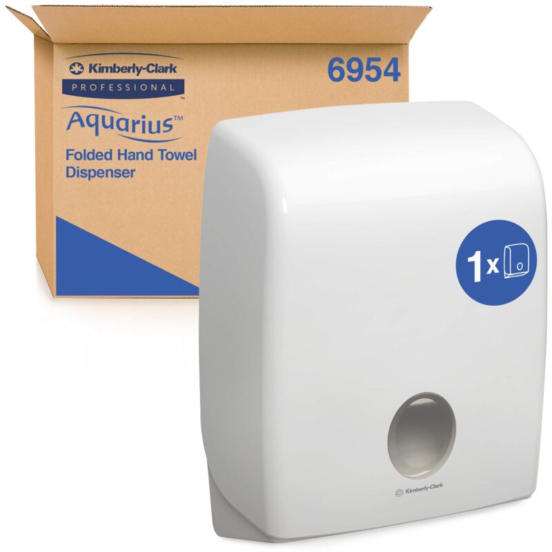 foto del prodotto aquarius aquarius dispenser di asciugamani piegati a z 6954 bianco