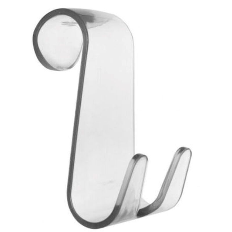 foto del prodotto aquasanit jack appendiabito doppio plastica trasparente cav codice prod a110200tr
