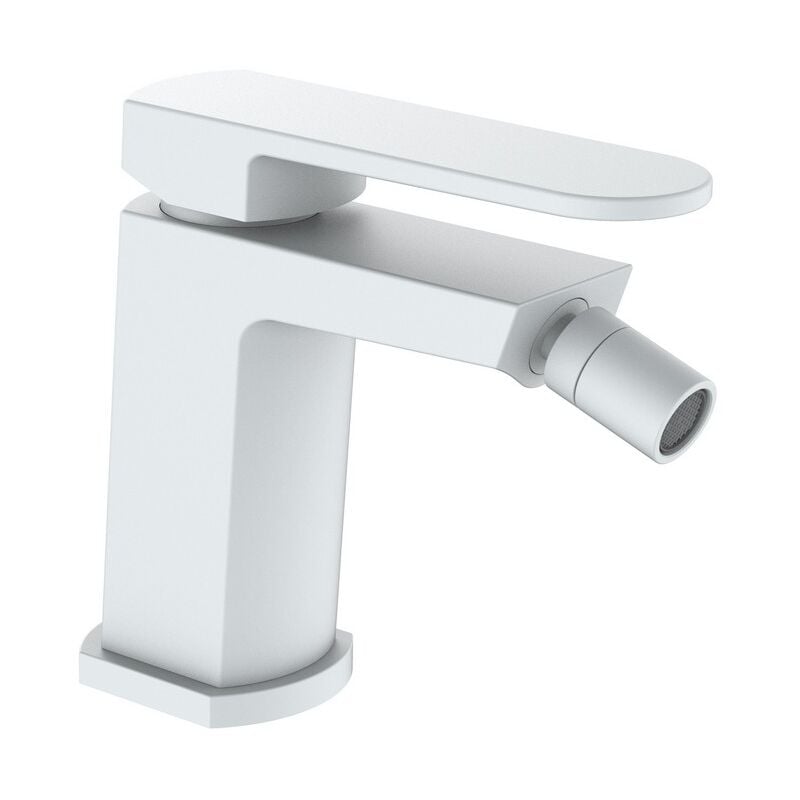 foto del prodotto aquasanit miscelatore bidet bianco con piletta click clack serie venere