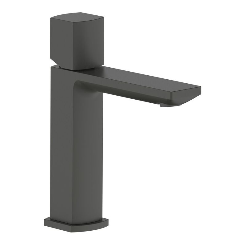 foto del prodotto aquasanit miscelatore lavabo gungray con risparmio acqua e piletta click clack serie marte
