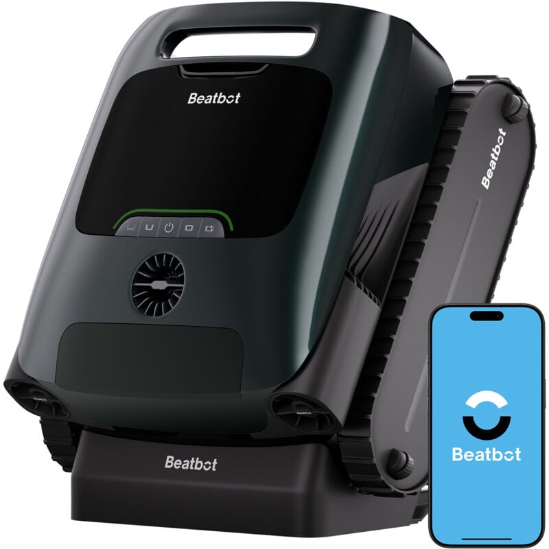 foto del prodotto aquasense 2 pro robotic piscina senza fili, pulisce pavimento, pareti, superficie e chiarifica l acqua. posizionamento intelligente, autonomia fino a