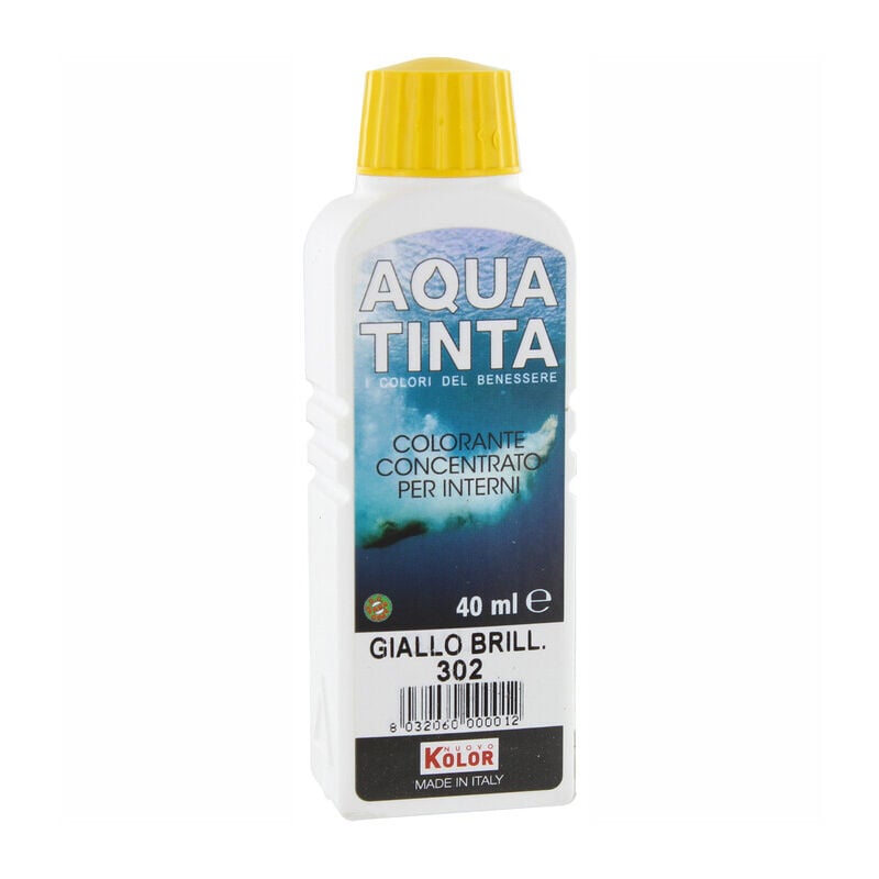 foto del prodotto aquatinta per interni ml.40 302 giallo brill.. prezzo per 1 pezzo.