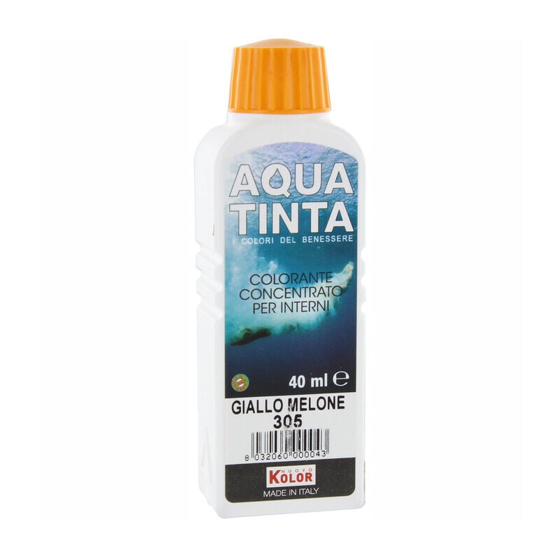 foto del prodotto aquatinta per interni ml.40 305 giallo melone. prezzo per 1 pezzo.